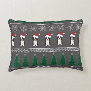 Julflingor, Santa Hund, Träd Prydnadskudde