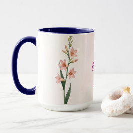 Julfödelsemånad Flower Coffee Mugg
