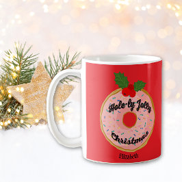 Julfonen Donut Wandealize Personalize Kaffemugg