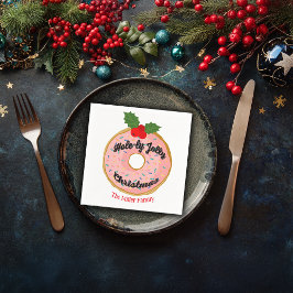 Julfonen Donut Wandealize Personalize Pappersservett