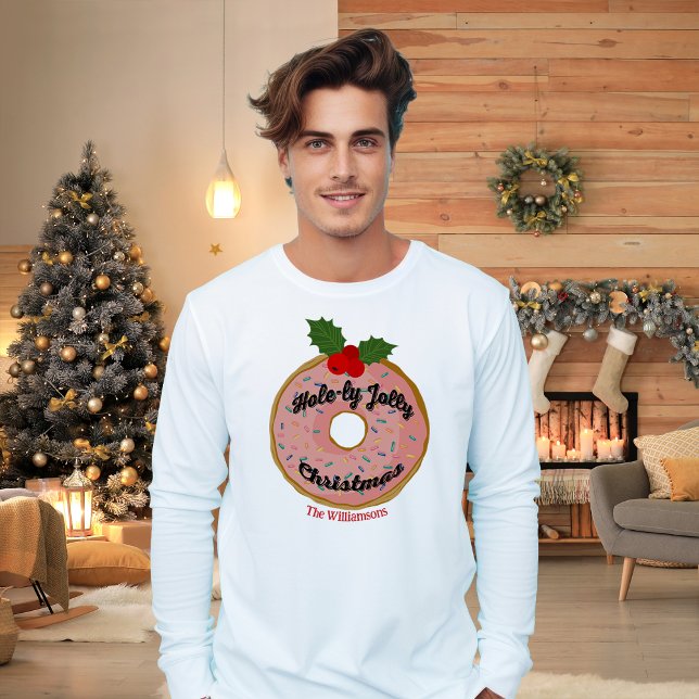Julfonen Donut Wandealize Personalize T Shirt (Skapare uppladdad)