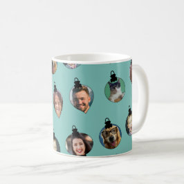 Julfonens fantastiska familj Photo Ansikte Ornamen Kaffemugg