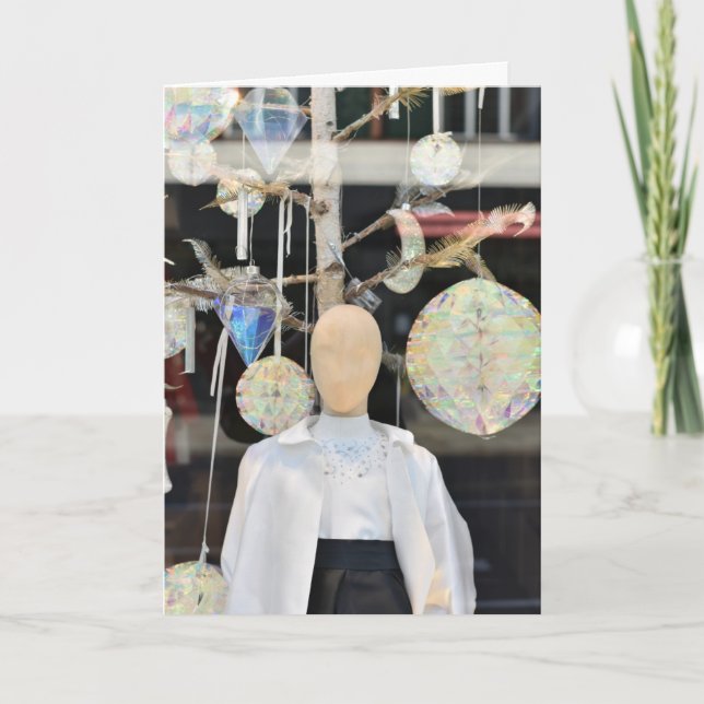 Julfönstret Shopping Chelsea London UK Kort (Framsida)