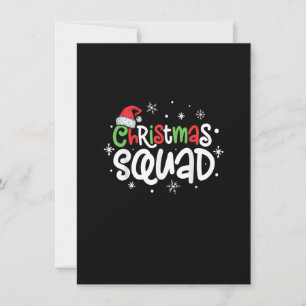 Julforget Santa Familj Matching Pajamas Julafton Inbjudningar