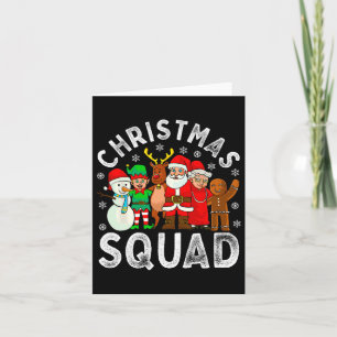 Julforget Santa Familj Matching Pajamas Julafton Kort