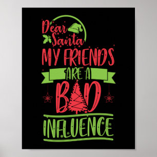 Julförlåt att min vän är en dålig vän poster