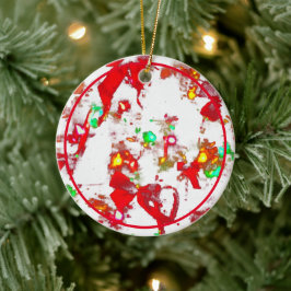 Julformer och Färg Julgransprydnad Keramik