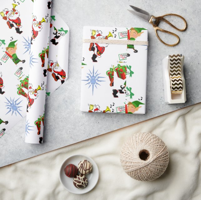 Julförpackning Tomte Snöman Presentpapper (Hantverk)