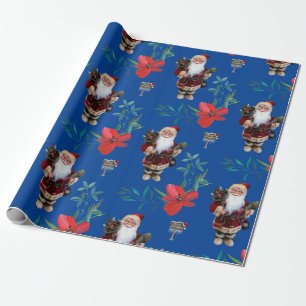 Julförpackningspapper Jultomte Presentpapper