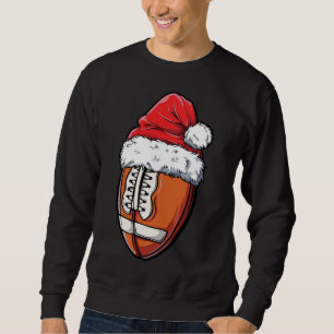 Julfotboll Boll Santa Hat Julafton Team Sport Lång Ärmad Tröja