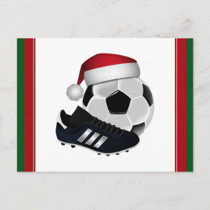 Julfotboll, buss och Shoe Helg Vykort