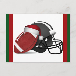 Julfotboll och Helmet Helg Vykort