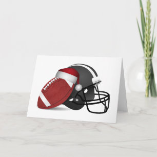 Julfotboll och Helmet Helgkort