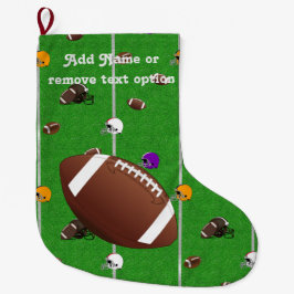 Julfotbollar och -hjälmar Mönster Liten Julstrumpa