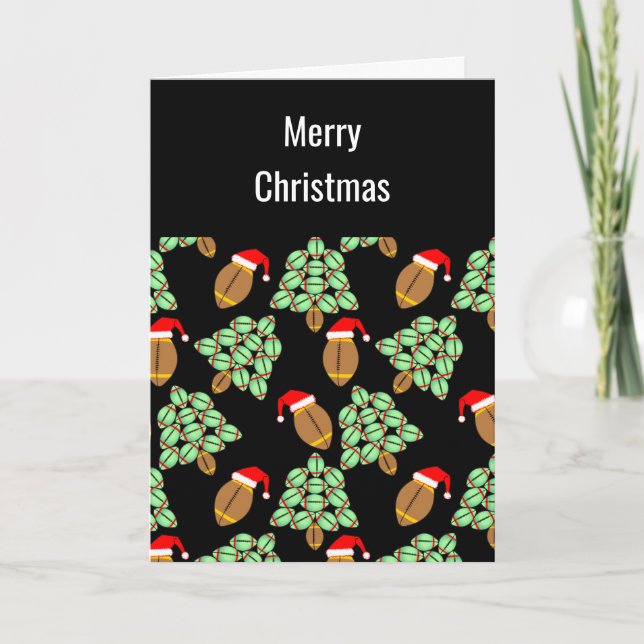 Julfotbollskort Tack Kort (Framsida)