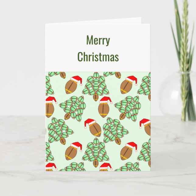 Julfotbollskort Tack Kort (Framsida)