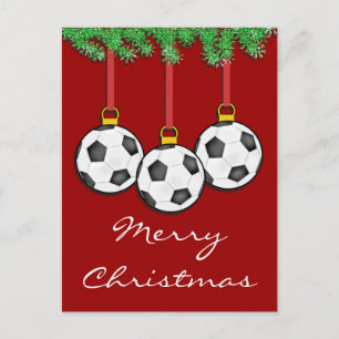 Julfotbollvykort Helg Vykort