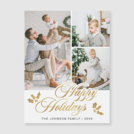 JulFOTO 3 Julhälsningar magnetkort