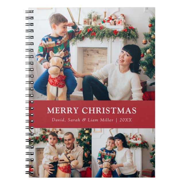 Julfoto Anteckningsbok (Framsidan)