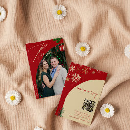 Julfoto Bröllop webbplats | OSA QR-kod Tilläggskort