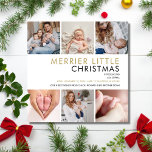 Julfoto Collage Birth Notice Julkort<br><div class="desc">Sprid glädjen över en speciell julfödelse med detta elegant moderna födelseannonskort för helgdag. Anpassa fronten med dina sex speciella foton,  baby namn och födelsestatus och helgdag-meddelande. Den omvända funktionen har söt som faller i snöflingor frost bakgrund. Designad av Thisisnotme©</div>