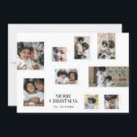 Julfoto Collage Modern God jul Julkort<br><div class="desc">Jul Helgdag Photo Collage Elegant Glatt Moments ____________________________ ***Denna design är en del av en julklapp för helgdag*** Fånga julhelgens magi med min Elegant Glatta Moments jul - Helgdag Foto Collage Collection! Den här samlingen är designad för att på ett snyggt sätt visa dina uppskattade minnen i en contemporary och...</div>