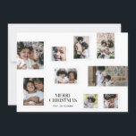 Julfoto Collage Modern God jul Julkort<br><div class="desc">Jul Helgdag Photo Collage Elegant Glatt Moments ____________________________ ***Denna design är en del av en julklapp för helgdag*** Fånga julhelgens magi med min Elegant Glatta Moments jul - Helgdag Foto Collage Collection! Den här samlingen är designad för att på ett snyggt sätt visa dina uppskattade minnen i en contemporary och...</div>