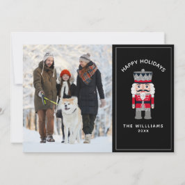 Julfoto för Cute-familjen, Hoiday Nutcracker Kort