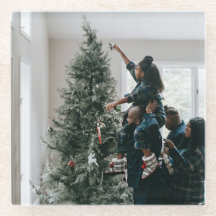 Julfoto för personlig två sidor i familjen
