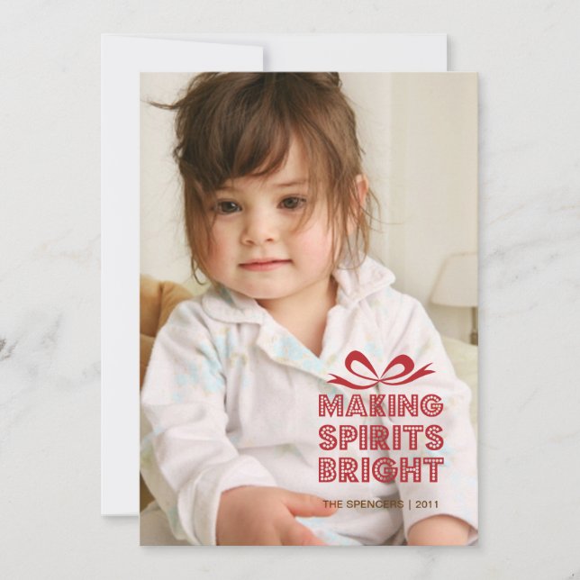 Julfoto-Helgdag i presentboxen Julkort (Framsida)