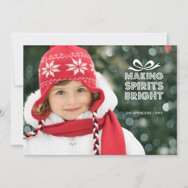 Julfoto-Helgdag i presentboxen Julkort (Framsida)