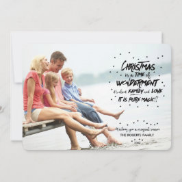 Julfoto-Helgdag magi Julkort