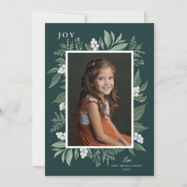 Julfoto i Botaniskt Ram Meddelande