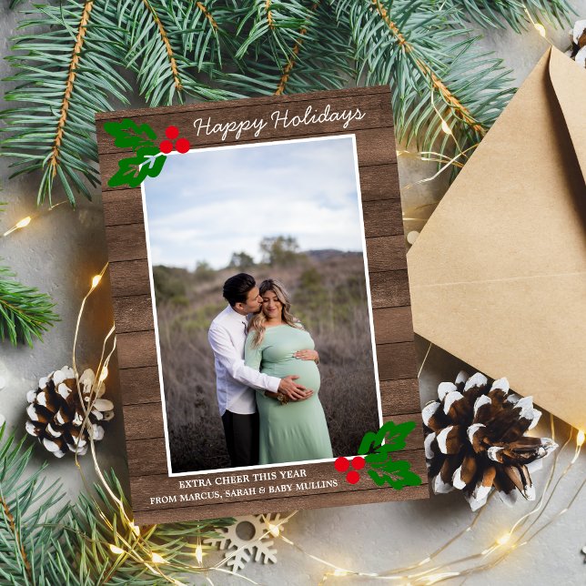 Julfoto i Glad helg Julkort (Skapare uppladdad)