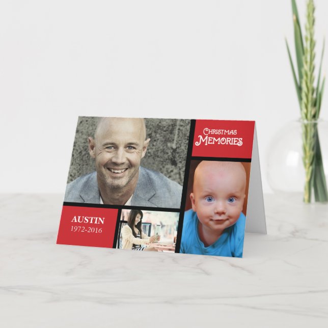 Julfoto-minneskort, Anpassade Helgkort (Framsida)