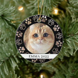 Julfoto Modern Minimal White Rand Cerami Julgransprydnad Keramik