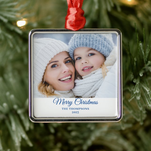 Julfoto Namn Ornament (Träd)