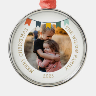 Julfoto Ornament Helgdag för personlig