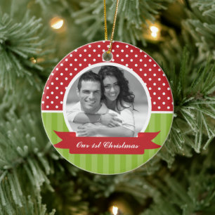 Julfoto Ornaments Julgransprydnad Keramik