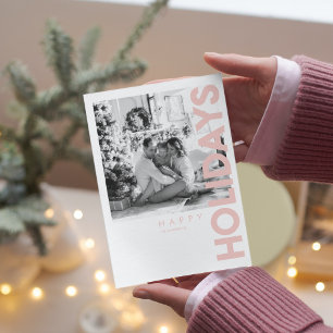 Julfoto   ROSA LYCKLIG HELGDAG