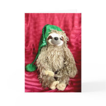 Julfoto Sloth