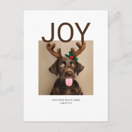 Julfoto (vykort tillbaka) vykort
