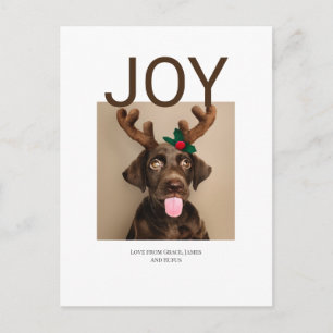 Julfoto (vykort tillbaka) vykort