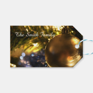 Julfotograf Helgdag Gift-Märkre Presentetikett