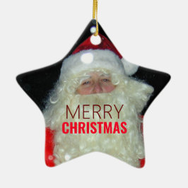 Julfotografistjärna Julgransprydnad Keramik