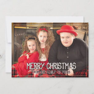 Julfotokort - 4 foton fram och tillbaka julkort