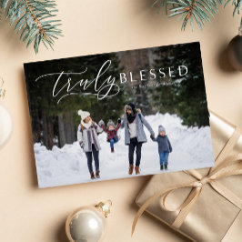 Julfotokort i riktigt välsignad religiösa julkort