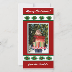 Julfotokort Julkort
