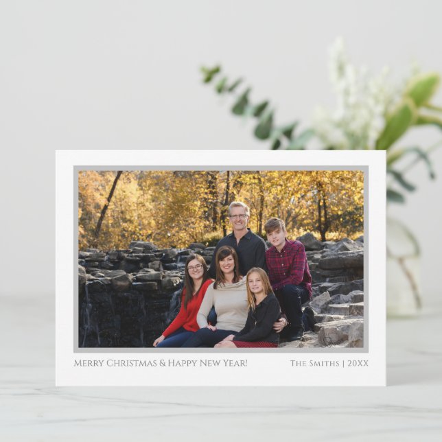 Julfotokort Julkort (Stående Fram)