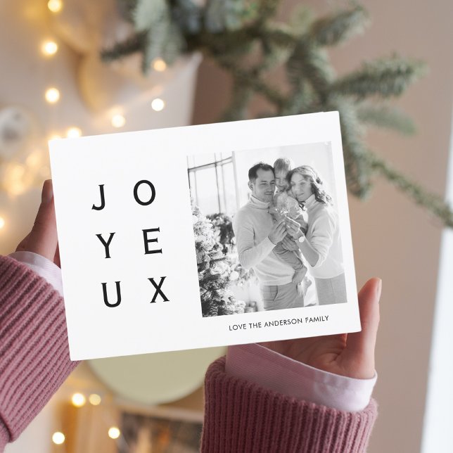 Julfotopakort | GLAD HELG Vykort (Skapare uppladdad)
